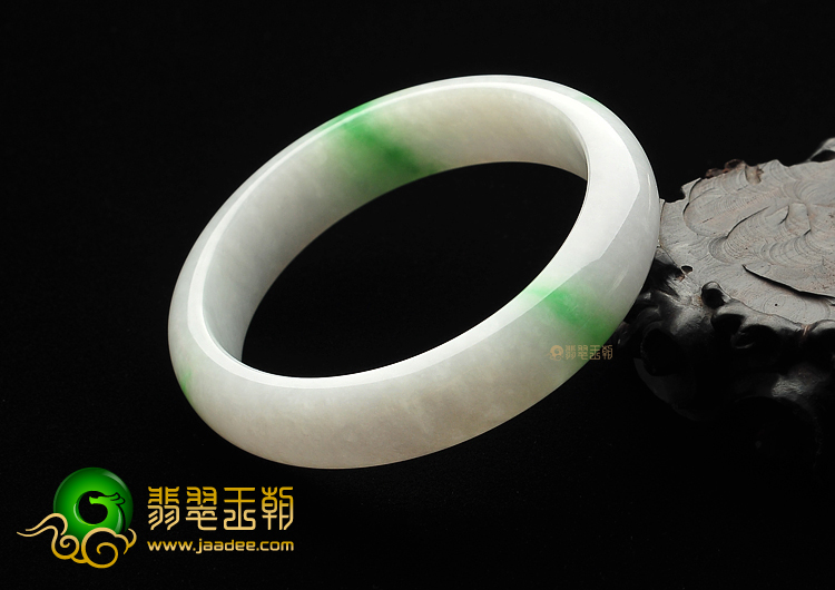 糯冰种飘翠手镯(58.5mm)