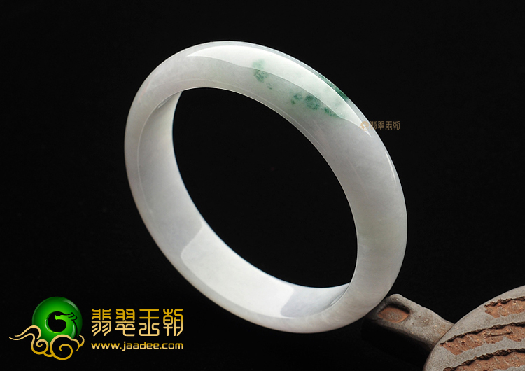 糯冰种飘花手镯(57.6mm)