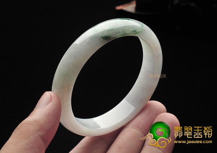 糯冰种飘花手镯(57.5mm)