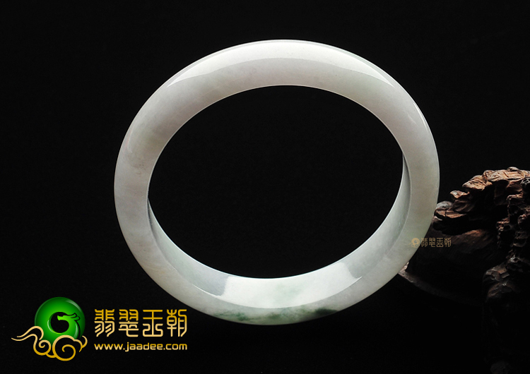 糯冰种飘花手镯(57.5mm)