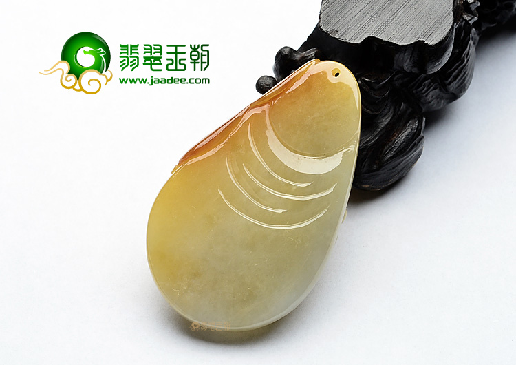 (超值推荐)糯冰种黄翡佛头挂件