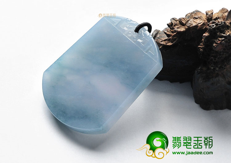 (超值推荐)冰种紫罗兰平安无事牌挂件