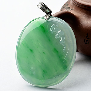 (超值推荐)冰种翠色福从天降挂件