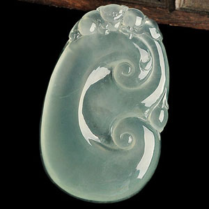 (超值推荐)冰玻种晴水如意挂件