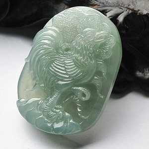 冰种晴水官上加官挂件