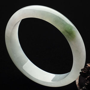 冰种晴水飘花手镯(58mm)