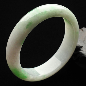 糯冰种飘翠手镯(58.4mm)