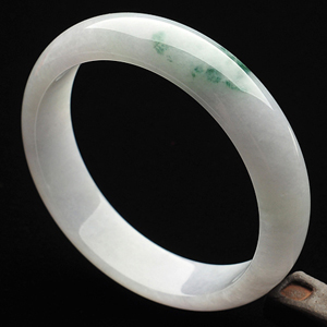 糯冰种飘花手镯(57.6mm)