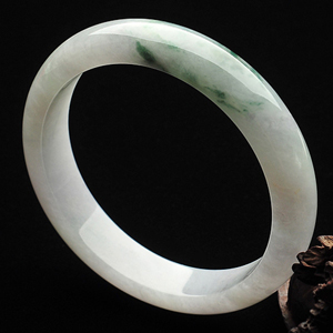 糯冰种飘花手镯(57.5mm)