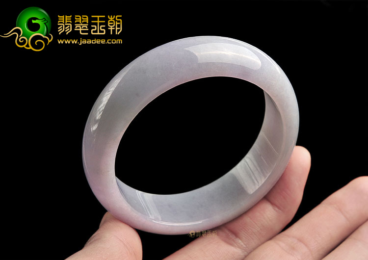 糯冰种紫罗兰手镯(58.1mm)
