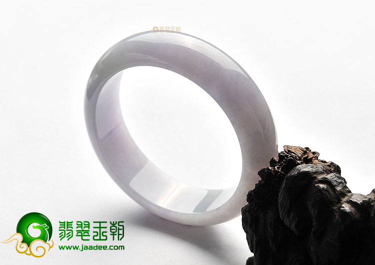 糯冰种紫罗兰手镯(58.1mm)