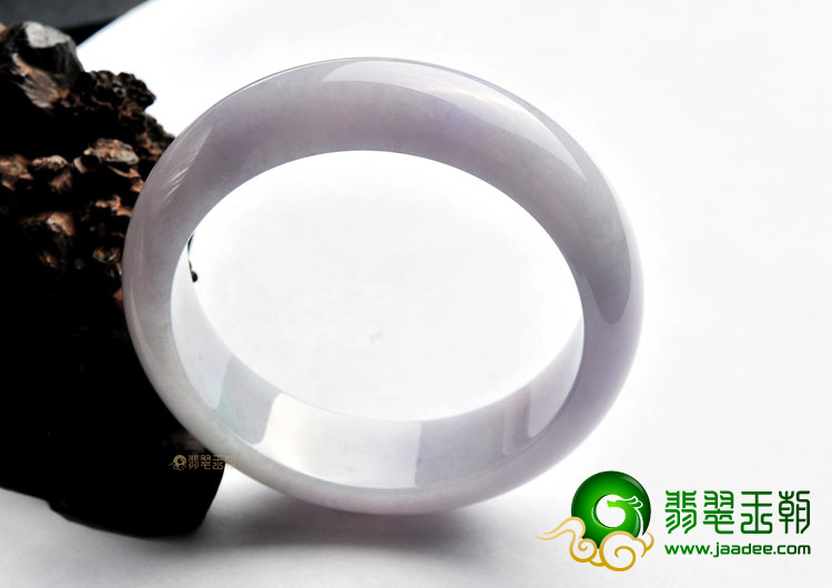糯冰种紫罗兰手镯(58.1mm)