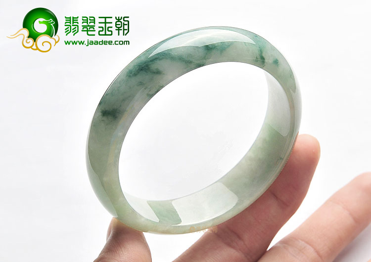 (超值推荐)糯冰种飘花手镯(58.2mm)
