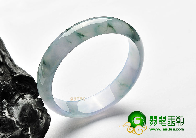 (超值推荐)冰种紫罗兰飘花手镯(57mm)