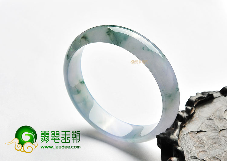 (超值推荐)冰种紫罗兰飘花手镯(57mm)