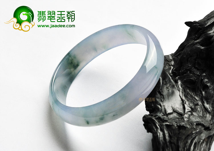 (超值推荐)冰种紫罗兰飘花手镯(57mm)