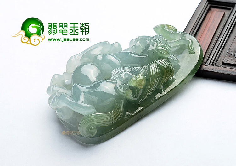 (超值推荐)糯冰种晴水马上封侯挂件
