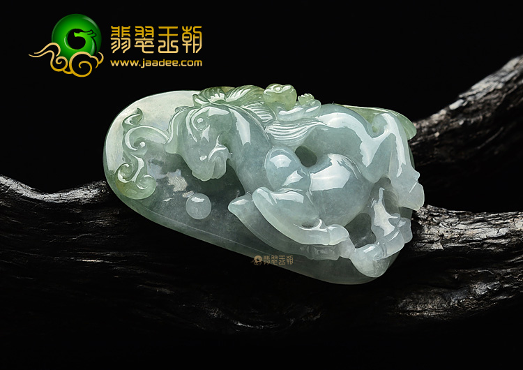 (超值推荐)糯冰种晴水马上封侯挂件