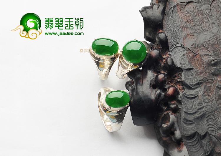 冰种阳绿戒面(一批走)