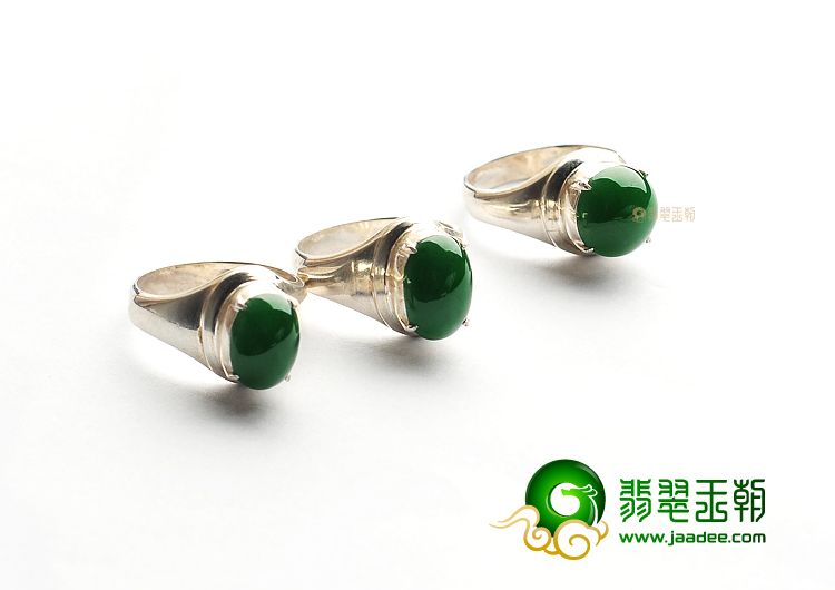 冰种阳绿戒面(一批走)