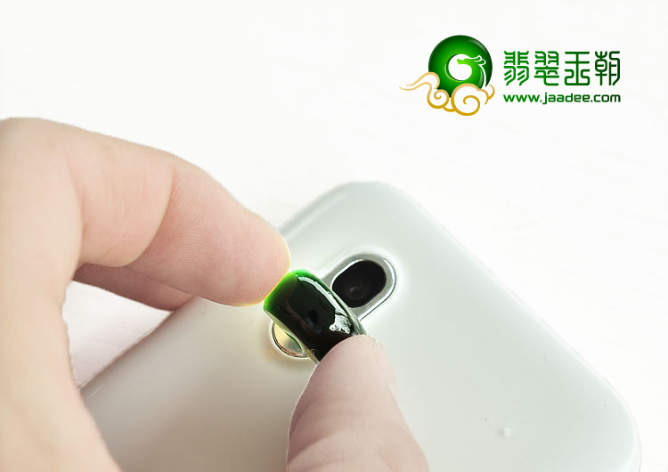 (超值推荐)冰种墨翠戒面