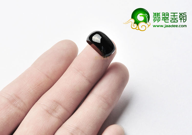(超值推荐)冰种墨翠戒面