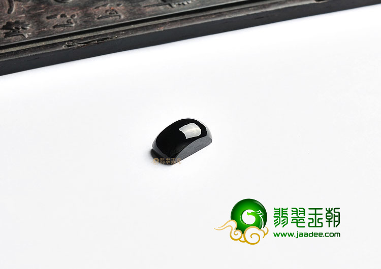 (超值推荐)冰种墨翠戒面