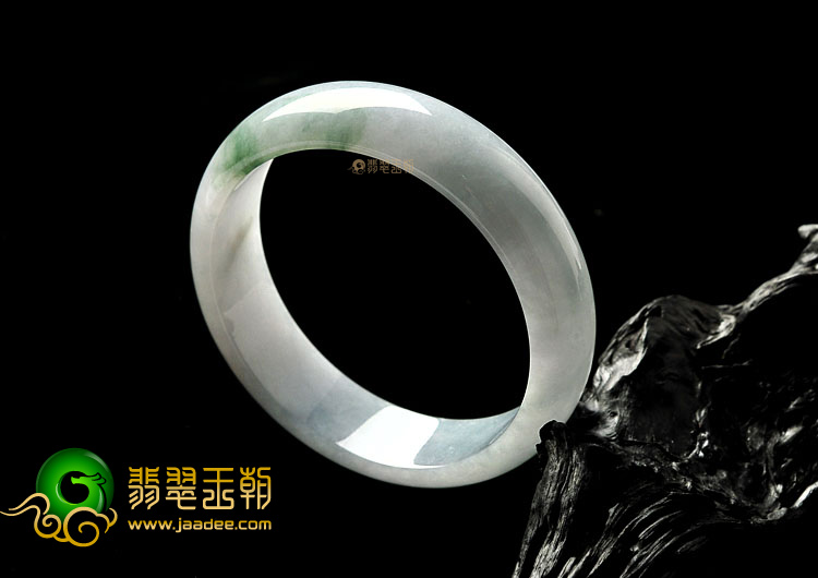 糯冰种飘花手镯(59.2mm)