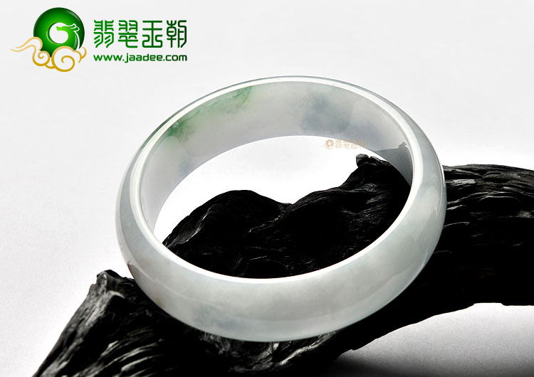 糯冰种飘花手镯(59.2mm)