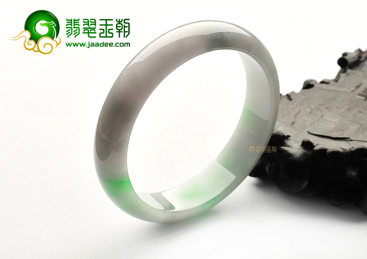 糯冰种春带彩手镯(60.1mm)