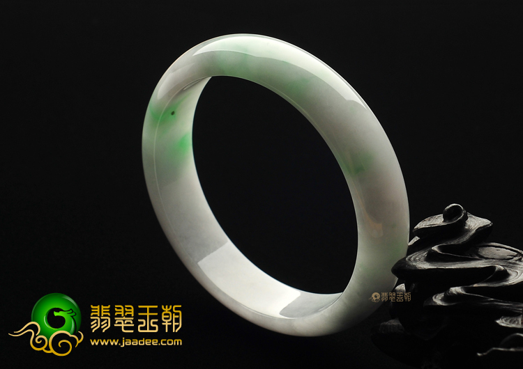 糯冰种春带彩手镯(60.1mm)