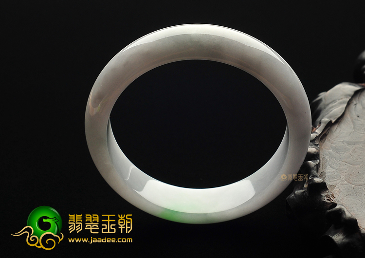 糯冰种春带彩手镯(58.1mm)