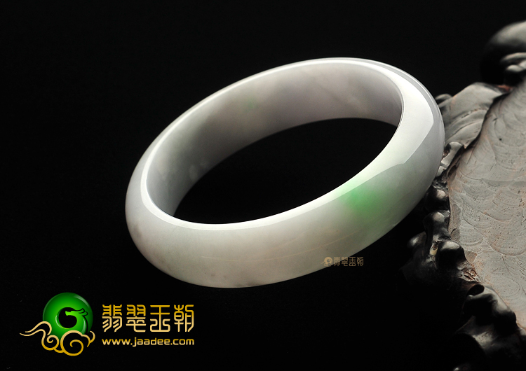 糯冰种春带彩手镯(58.1mm)