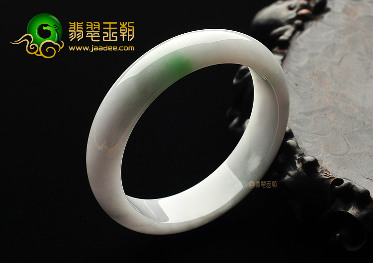 糯冰种春带彩手镯(58.1mm)