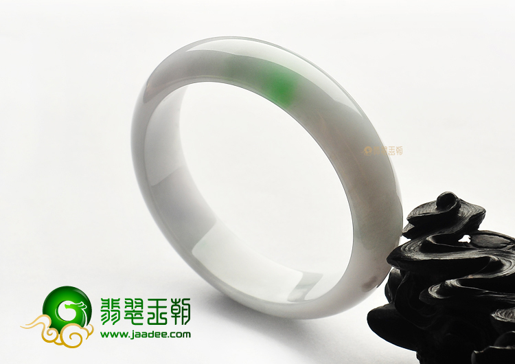 糯冰种春带彩手镯(58.1mm)