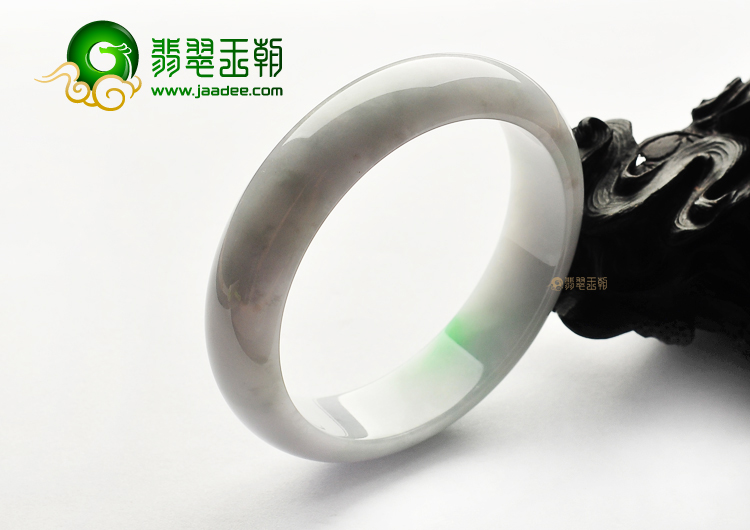 糯冰种春带彩手镯(58.1mm)