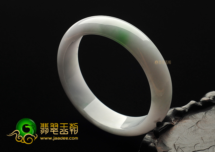 糯冰种春带彩手镯(58.1mm)