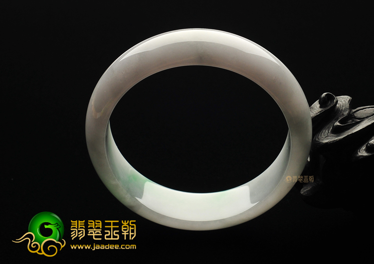 糯冰种春带彩手镯(59.1mm)