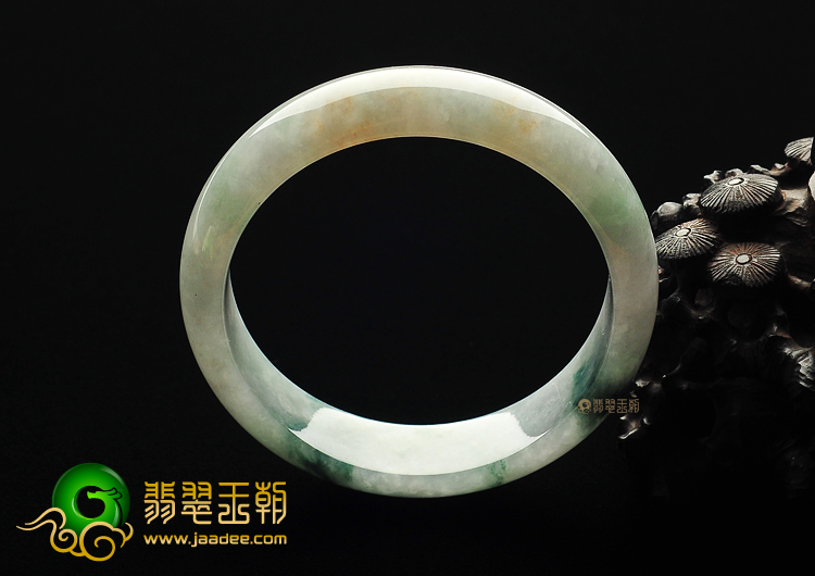 糯冰种飘花手镯(55.1mm)