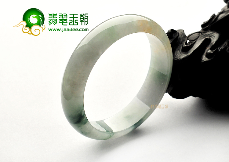 糯冰种飘花手镯(55.1mm)