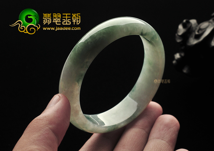 糯冰种飘花手镯(56.7mm)