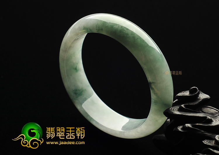糯冰种飘花手镯(56.7mm)