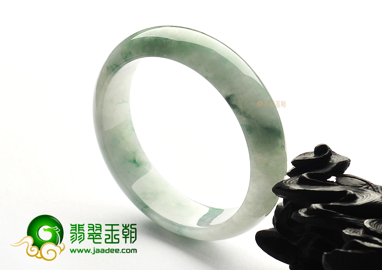 糯冰种飘花手镯(56.7mm)