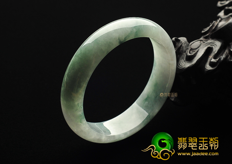 糯冰种飘花手镯(56.7mm)