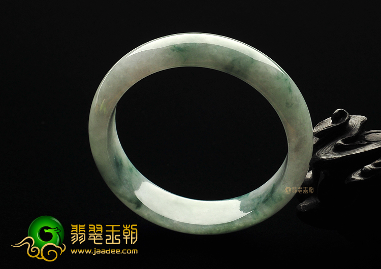 糯冰种飘花手镯(56.7mm)