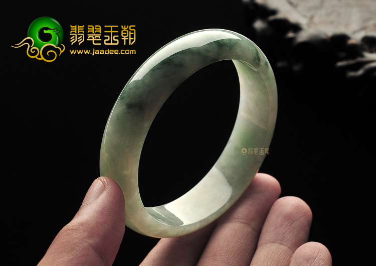 糯冰种飘花手镯(58.1mm)