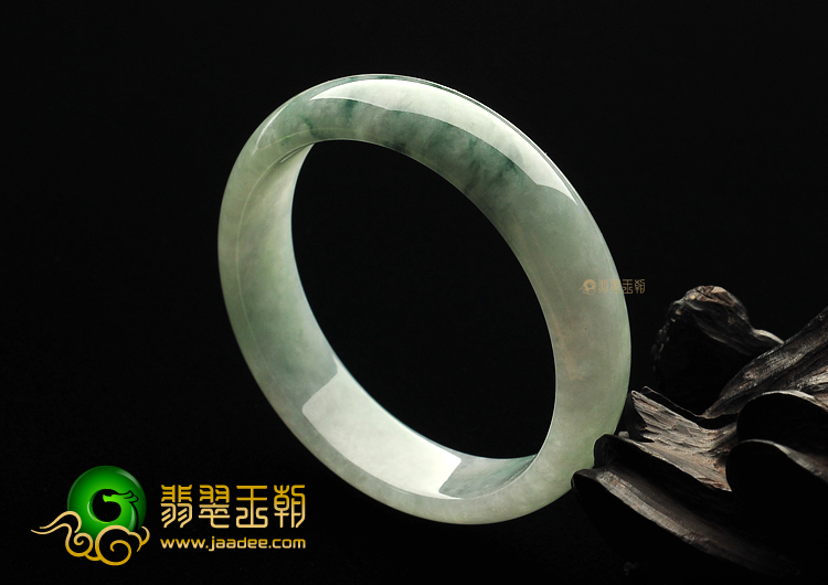 糯冰种飘花手镯(56.7mm)