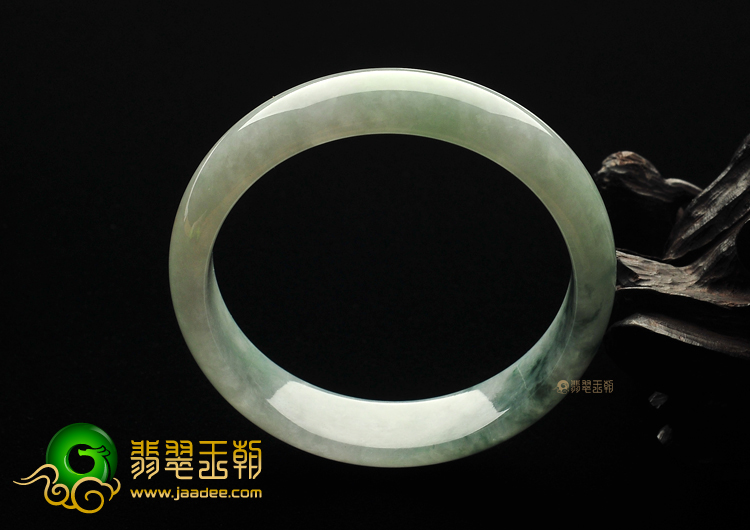 糯冰种飘花手镯(56.7mm)