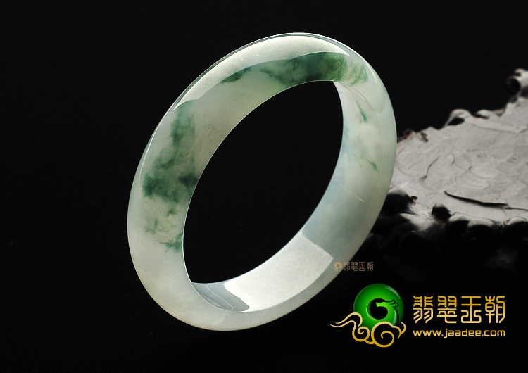 糯冰种飘花手镯(57.2mm)