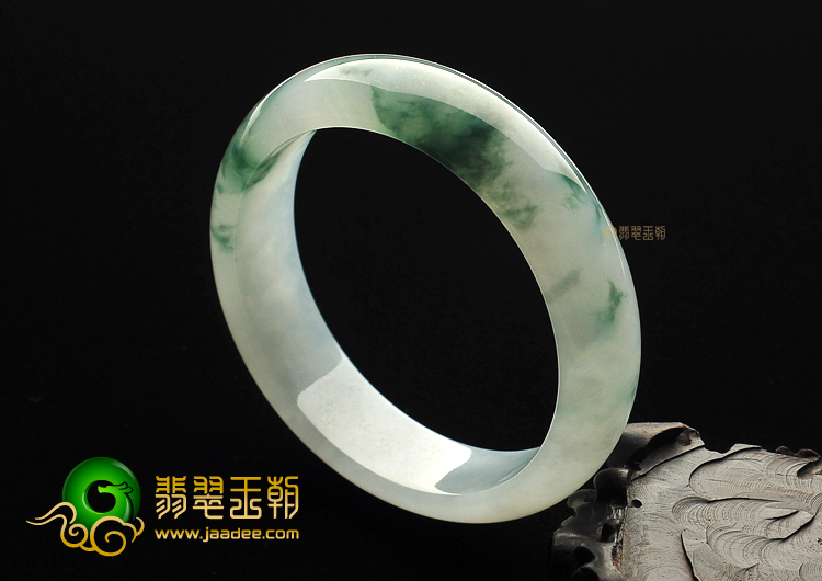 糯冰种飘花手镯(57.2mm)